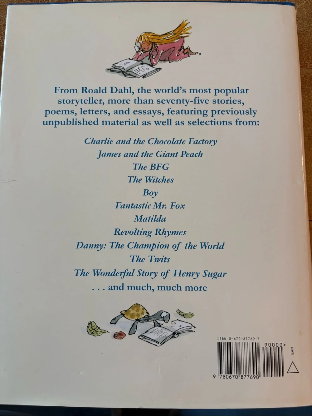 The Roald Dahl Treasury- Hardcover 🎁